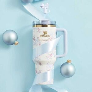 *Last One* Love Shack Fancy Rosa Beaux Blue 40oz Stanley 100% Authentic